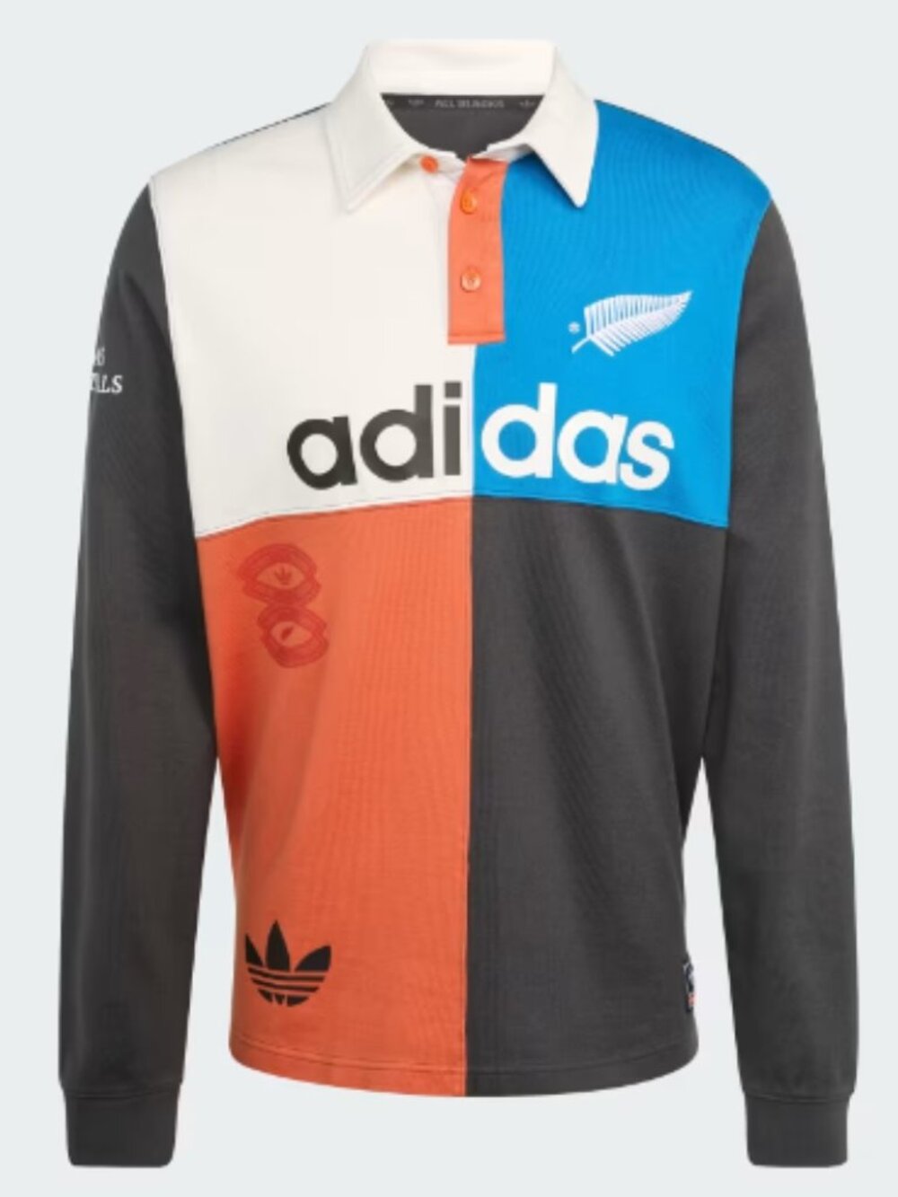 adidas ORIGINALS & ALL BLACKS HERITAGE RUGBY POLO Shirt